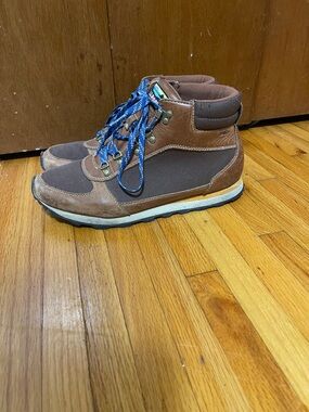 L.L. Bean Brown and Blue Men's Hiking Ankle Boots